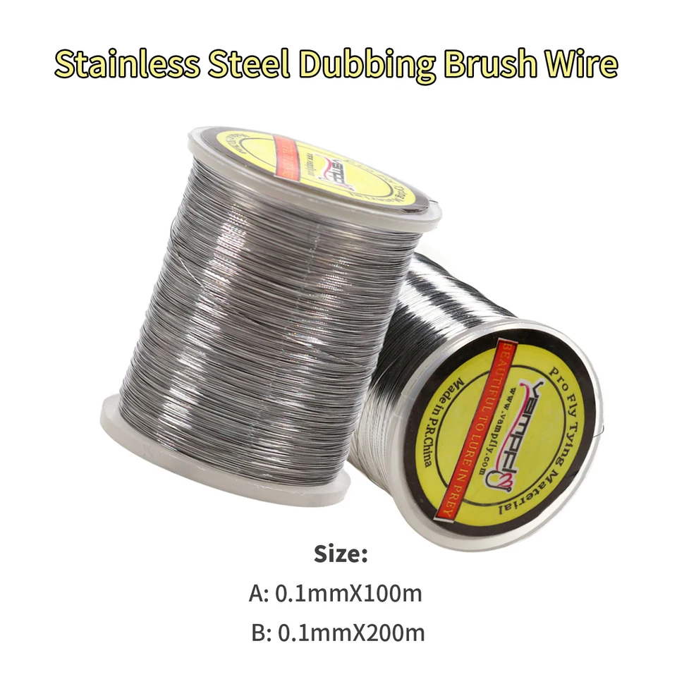 Wifreoダビングブラシワイヤーステンレスワイヤー極細フライイング