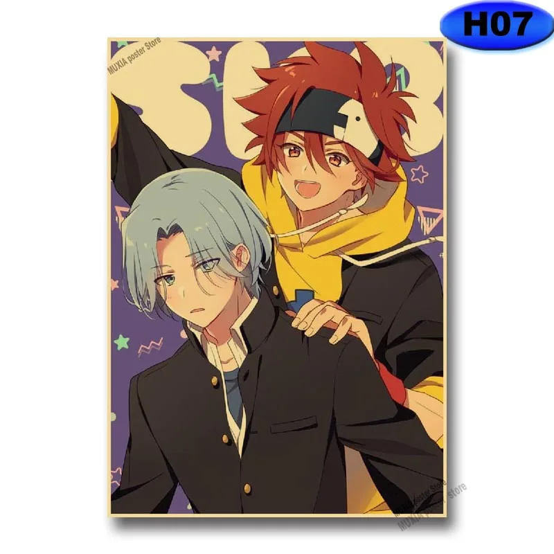 Vintage SK8 The Infinity Poster Kraft Paper Anime Posters Wall Stickers Home Decor Study Bedroom Bar Cafe Decoration Painting