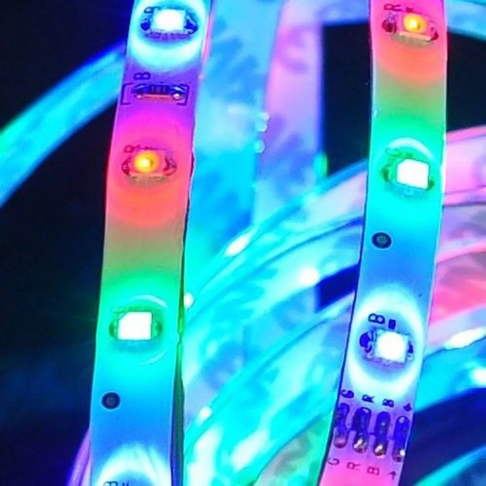 Водонепроницаемый гибкий изменяющий Цвет 10 м 3528 SMD RGB 600 светодиодный ленточный
