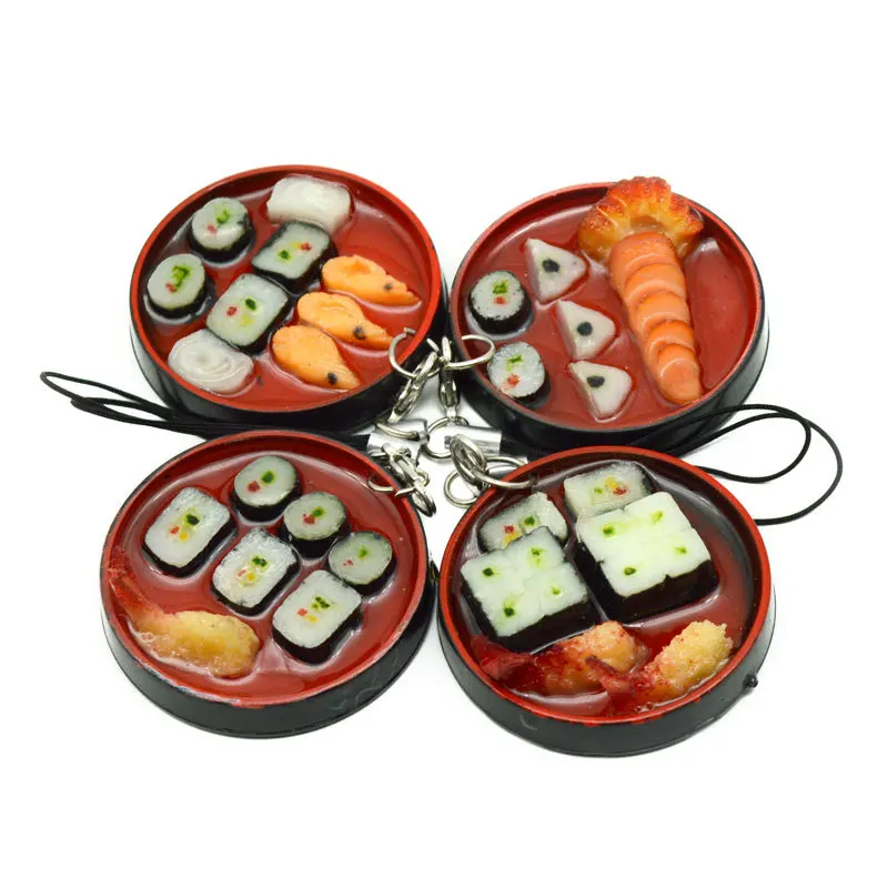 4pcs/lot edible miniature japanese food 1/6 Scale Sushi Rice Roll for Dollhouse Decor Pretend bjd kitchen toy | Игрушки и хобби