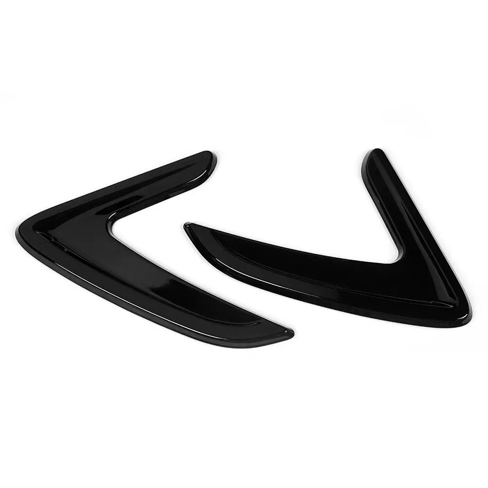 Car Stickers Carbon Fiber Car Stickers 1 Pair For 2012-Bmw 3 Series F30 Black Abs Car Side Vent Cover Decorative Fender Stickers Auto Replacement Parts