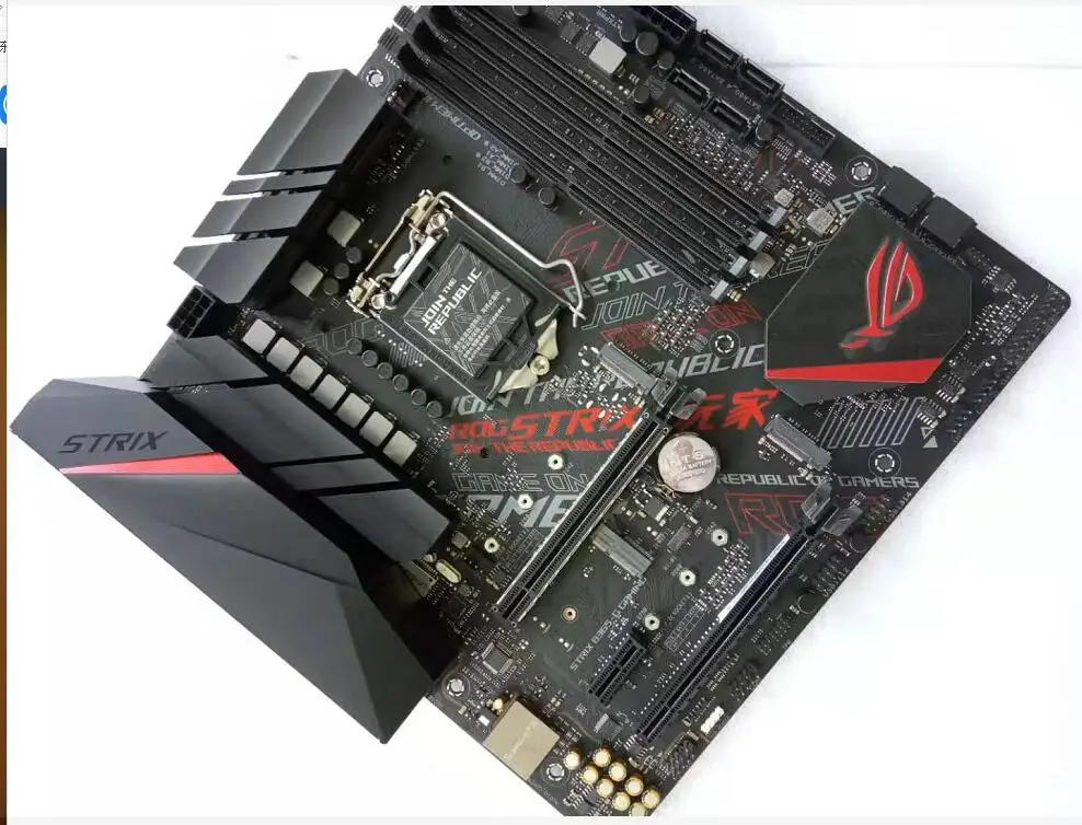 Asus STRIX B365G игровая настольная Материнская плата Intel B360 Socket LGA 1151 8th GenCore i7/i5/i3/Pentium/Celeron RGB