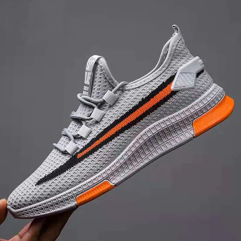 Мужские кроссовки Новинка 2020 года мужская обувь на шнуровке дышащая сетка