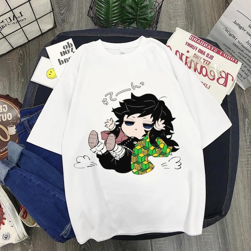 Женские блузки с принтом аниме в японском стиле новинка 2020 летняя модная