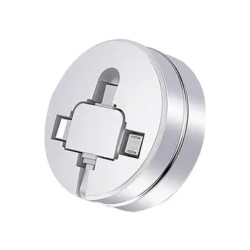 

3 in 1 USB Cable is for Apple + Micro + Type-c simultaneous charging 3A Fast Charge USB Cable Retractable Micro Type C USB