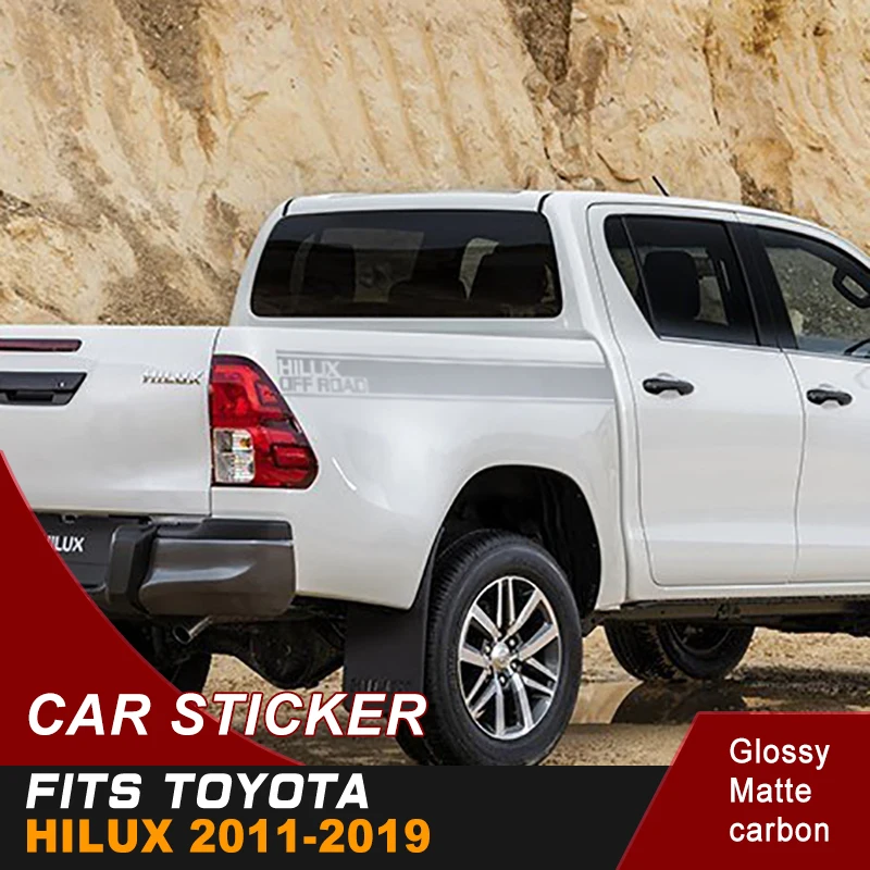 Автомобильный виниловый стикер для toyota hilux vigo 2012 2019 Tundra Crewmax 2009 2013|Наклейки на