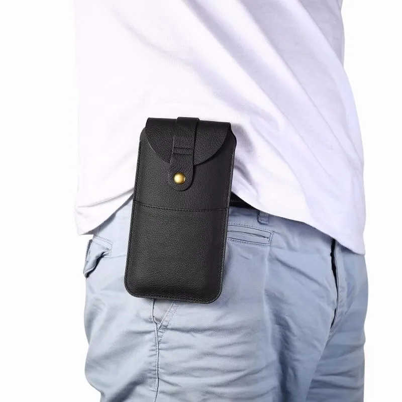 Fssobotlun, Per Xiaomi Black Shark 4 Pro/Mi 11 Marsupio Da Uomo In Vera Pelle Ultra Vera Custodia Per Telefono Marsupio Marsupio Marsupio Da Uomo