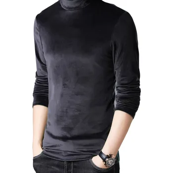 

Men's Sweater Autumn Winter Warm Men Knitted Wool Sweaters Solid Color Casual O-Neck Pull Homme Cotton Pullover Men