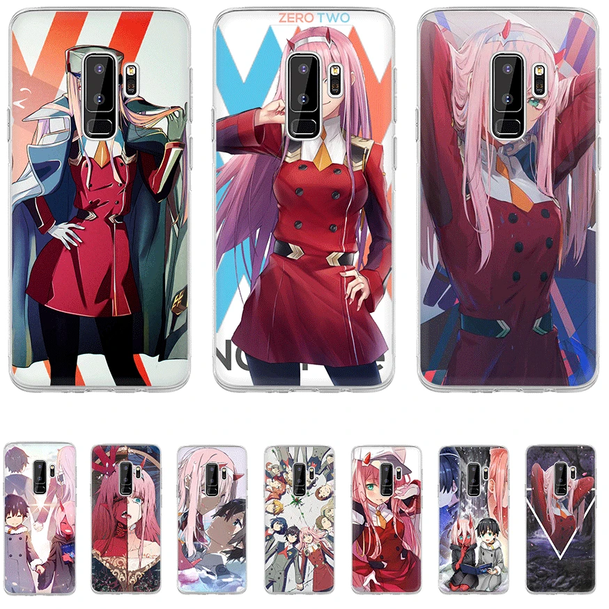 

Phone Case TPU For Samsung Galaxy S6 S7 Edge S8 S9 S10 S10E Plus Note 8 9 M10 M20 M30 M40 Cover Darling In The FranXX