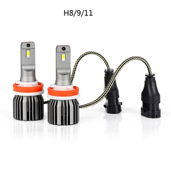 

U6 Car Lights LED H4 20000LM 9012 HIR2 H11 LED Lamp for Car Headlight Bulbs Highlight Integration Auto Headlamps Car Accessories