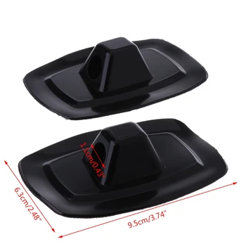 

2pcs Fishing Inflatable Boat Kayak Safe Drag Rope Buckle Hook Button Motor Stand Y4UB