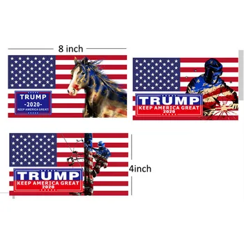 

2020 American President Election Donald Trump stickers Die Cut Car Sticker Bumper Window Decal Make America great again 8*4inch