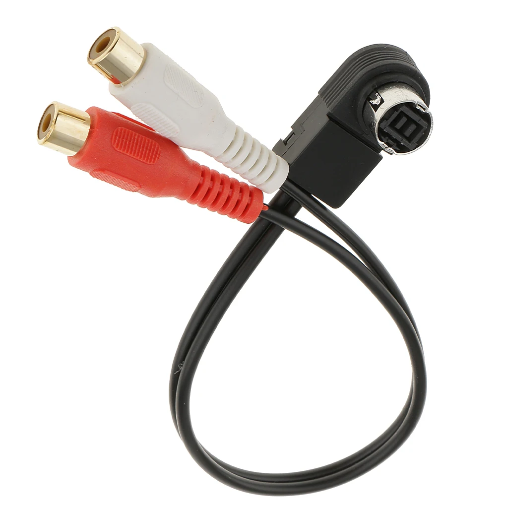 Ai-Net Radio To Aux 2 RCA Audio Input Adapter Splitter For Alpine CDA-7998