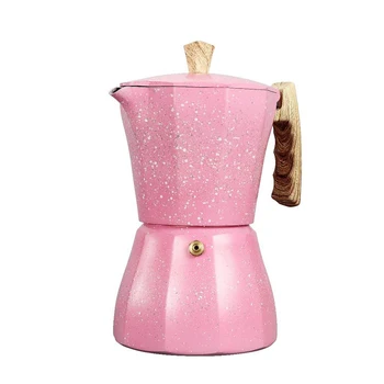 

Aluminum Italian Moka Espresso Coffee Maker Percolator Stove Top Pot 300ML Household Coffeeware
