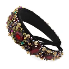 Женский головной убор Корона Тиара Де Noiva Свадебные аксессуары для волос кристалл барокко повязка на голову вечерние украшения для волос диадема