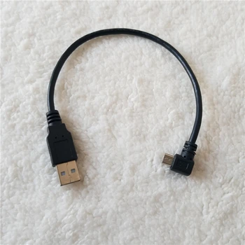

5pcs/lot Micro B USB 90 Degree Left Angled Male to USB 2.0 Type A Male Data Extension Charger Supply Cable