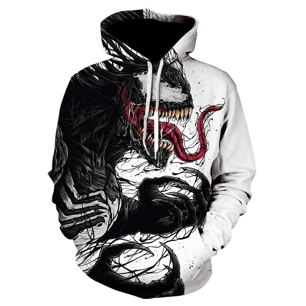 Harajuku sudadera hombre venom Серия movie 3D печать Толстовка Модный свитшот тонкие кофты с капюшоном "Marvel" череп пальто - Цвет: WE-741