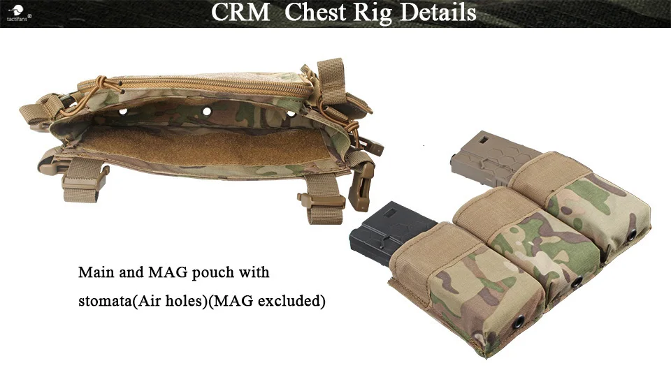 Tactical Vest Army Chest Rig Carrier Armor H X Harness Rifle Pistol Magazine Pouch CRX Hunting Equipment Accessories 500D Nylon