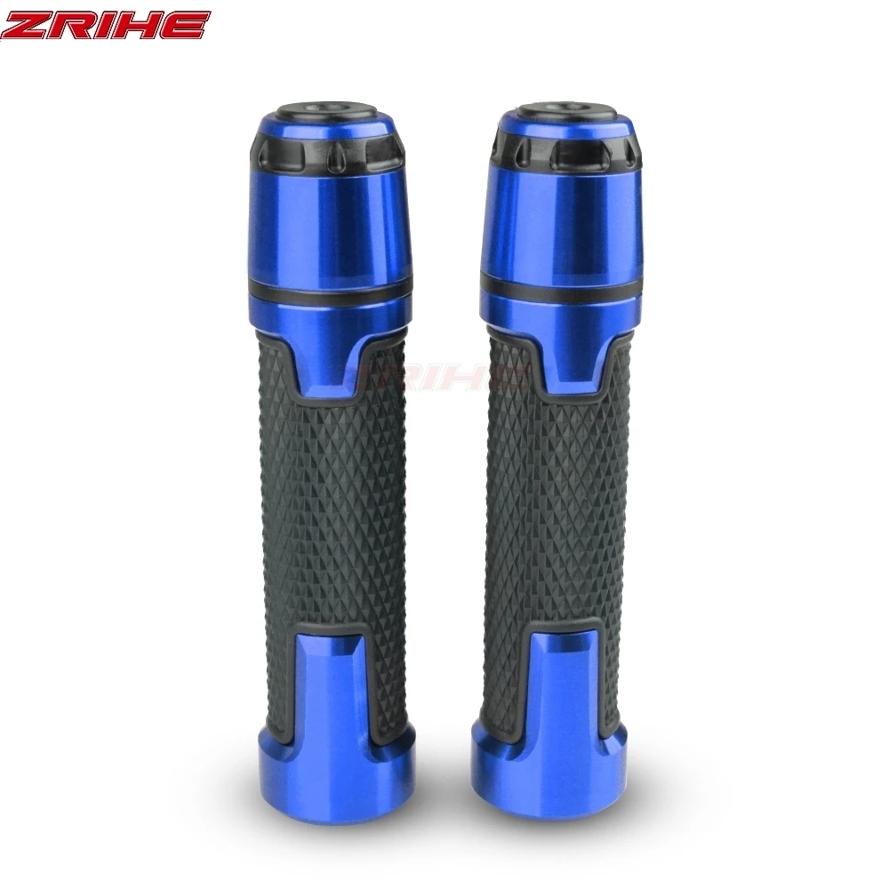 Мотоцикл Универсальный accessories7/" 22 мм мотоцикл рукоятка шапки/ручки для YAMAHA MT-10 09 07 01 03 FZ6R - Цвет: Blue