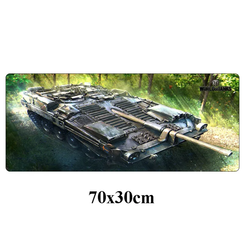 Siancs World of Tanks коврик для мыши геймер большой резиновый, мягкий, для игр коврик для мыши 70x30 см компьютер прочный запирающийся край клавиатуры коврик для стола - Цвет: Синий