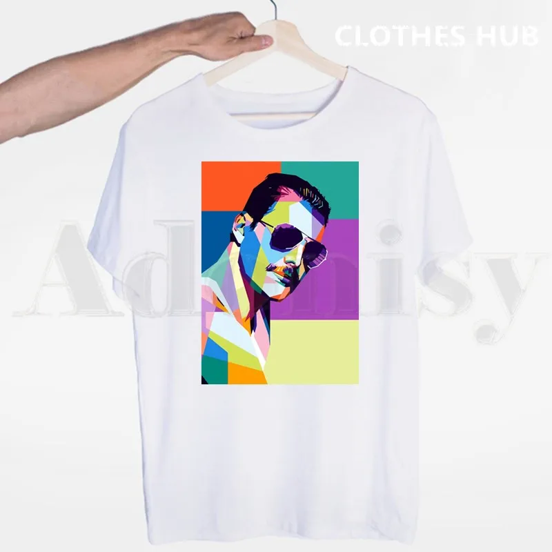 

Freddie Mercury Queen Band Graphic Rock Tshirts Men Fashion Summer T-shirts Tshirt Top Tees Streetwear Harajuku Funny