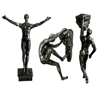 

Retro Rock Climbing Figures Resin Sculpture Craft Wall Decorations Pendant Wall Statue Living Room Wall Decorative Sportsman
