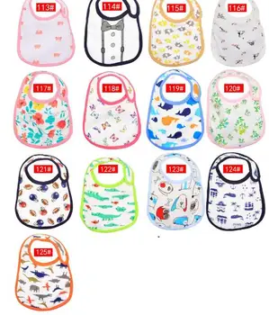 

Infant saliva towels three layer Baby Waterproof bibs Baby wear accessories