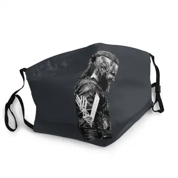 

RAGNAR LOTHBROK VIKINGS Unisex Mouth Face Mask Cool Anti-Dust Mask Protection Mask Respirator Mouth Muffle