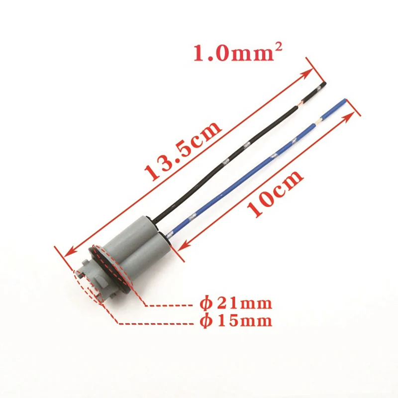 Lamp holder led lamp bulb base light bulb socket light holder socket connector plug adapter 2Pcs For Vehicle
