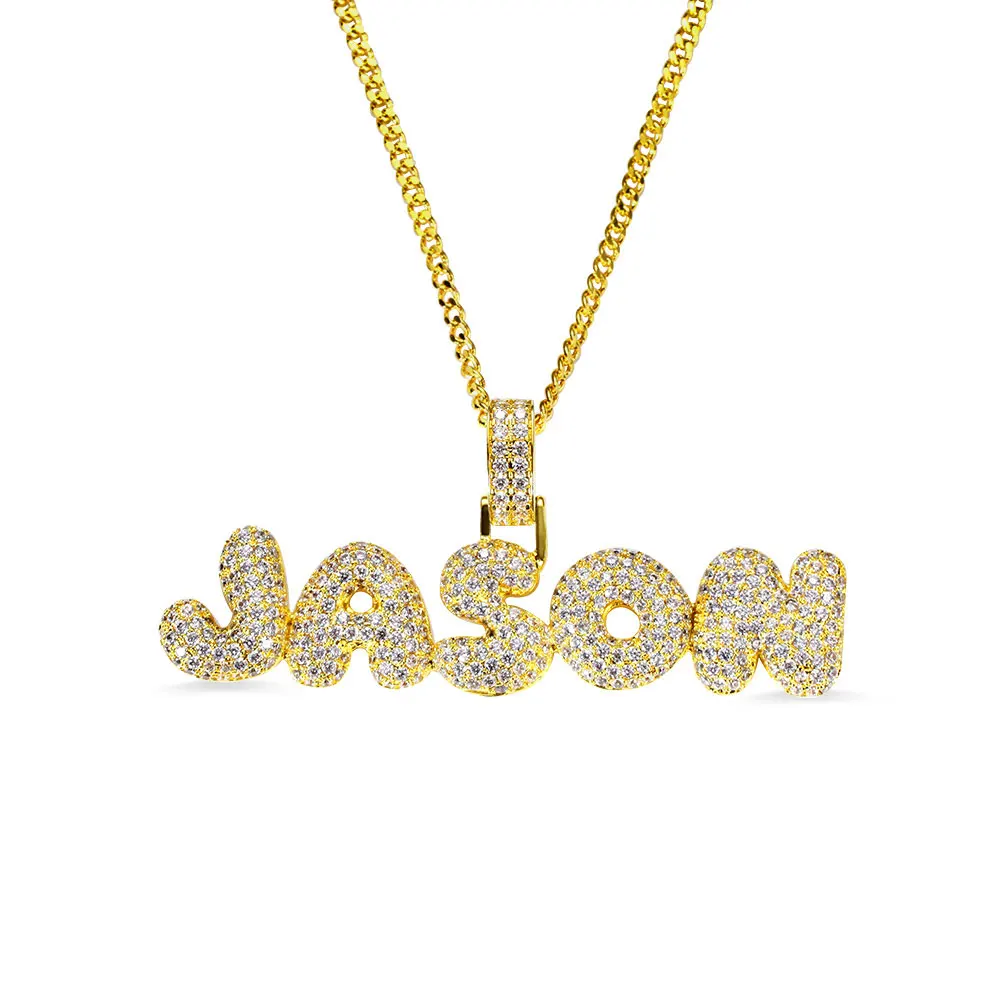 AILIN ожерелье в стиле хип-хоп с надписью «Bubble», Большая подвеска, ожерелье в стиле готический панк, ожерелье для мужчин и женщин, мужское ювелирное изделие