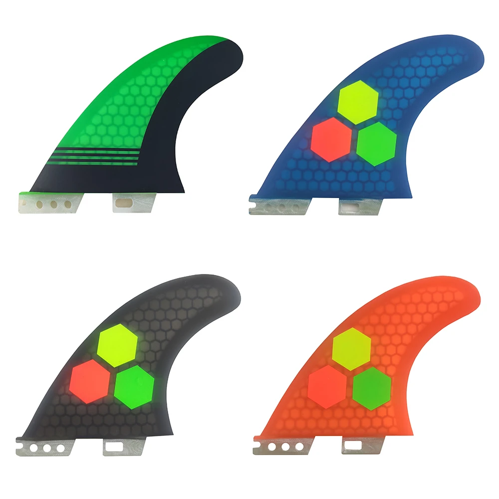 Aletas de tabla de surf PERFORMER PC FCS2, Medium/Large G5, hoja interior, para surfear