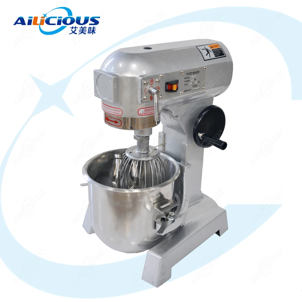 

ZB10L Electric Planetary Stand Mixer Dough Flour Mixer 3 speeds with dough hook parts