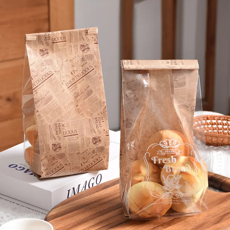Paper Bag Bolsa De Baguette Kraft Paper Meal Bag Baguette Paper