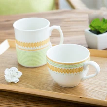 Японская креативная Creamic чашка парные кружки товары для рукоделия Пара Посуда для напитков персонализированные краткие Эко-дружественные кружка чашка укомплектованная LZI071