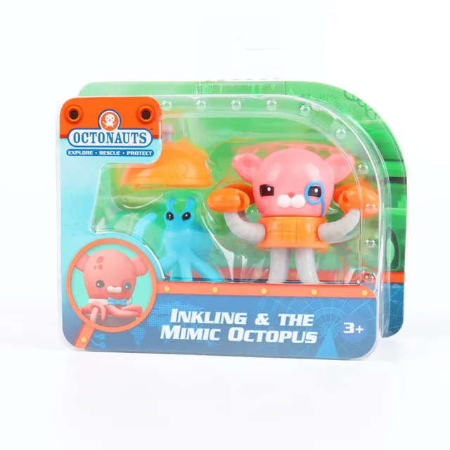 Octonauts 6 Different styles Barnacles Peso Kwazii Tweak Vegimal Gift box Anime Mini Action Figure Model Toys Christmas Gift box