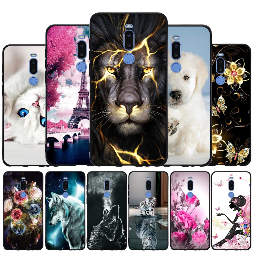 Чехол для Meizu Note 8 чехол из ТПУ 9 s силиконовый мягкий бампер Meiji задняя крышка с