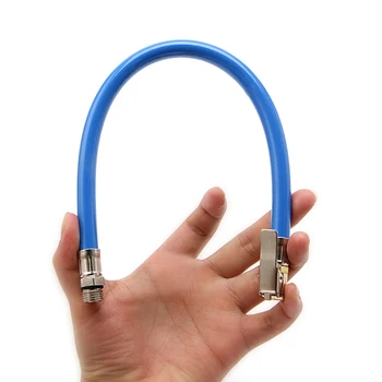 

1Pc Car Air Rubber Hose Copper Lock on Clip Chuck Tire Inflator Self-locking