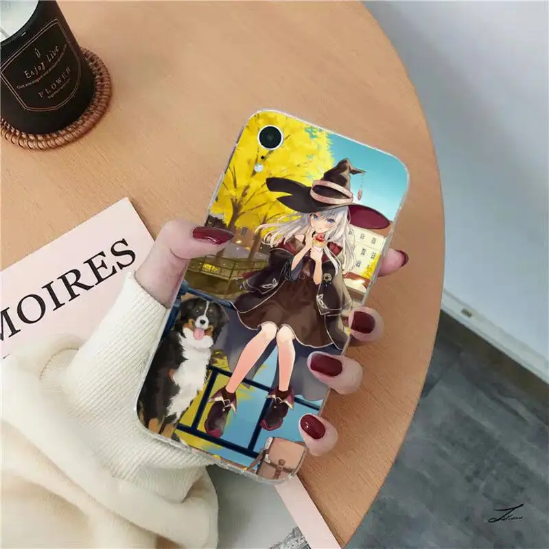 Fhnblj Majo No Tabitabi The Journey Of Elaina Phone Case For Iphone 11 12 Pro Xs Max 8 7 6 6s Plus X 5s Se Xr Case Phone Case Covers Aliexpress