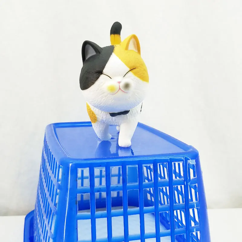 

Super Meng Perfect Horse Uncle Utopian Creation Cat Bell 9-Cat Garage Kit Cat Boxed Doll Ornaments