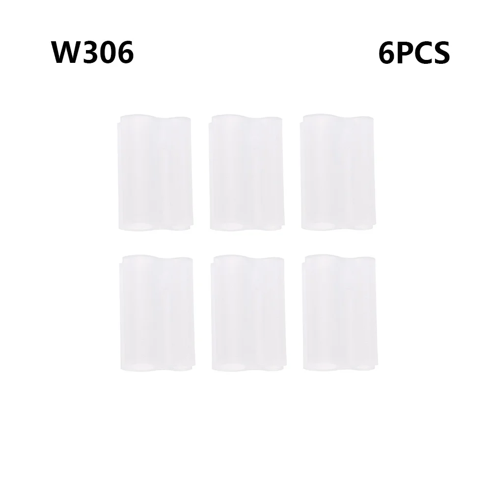 6PCS - W306 6 шт. рыболовный химический фонарь, зажим, используемый на удочке, фидер, зажим на наконечнике стержня, флуоресцентные световые палочки, держатель для ночной поплавок - Цвет: 6PCS - W306