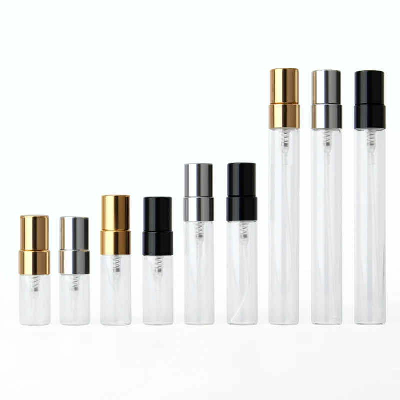 100PCS/Lot 2ml/3ml/5ml/10ml Refillable Perfume Bottle Empty Spray Bottle Atomizer Perfume Bottles 6