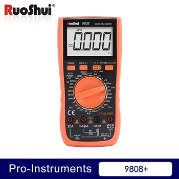 

9808+ Victor RuoShui Digital True RMS Students Multimeter 20A 1000V Manual Range Capacitance range tester tool meter