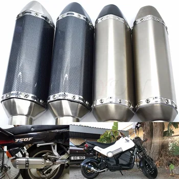 

36~51mm Universal Motorcycle Exhaust Muffler Escape Slip-On Pipe Fit Motorbike Scooter ATV Dirt Bike Moped