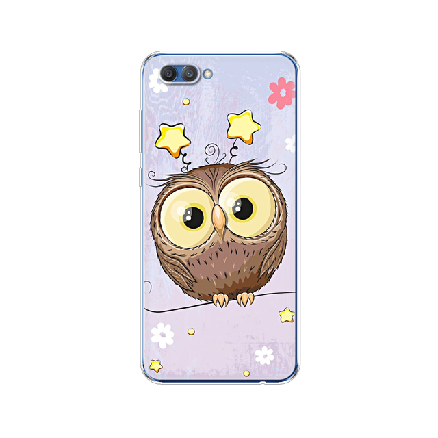 case for huawei honor V10 VIEW 10 soft tpu back phone cover for huawei honor 10 VIEW 10 Etui protective printing coque