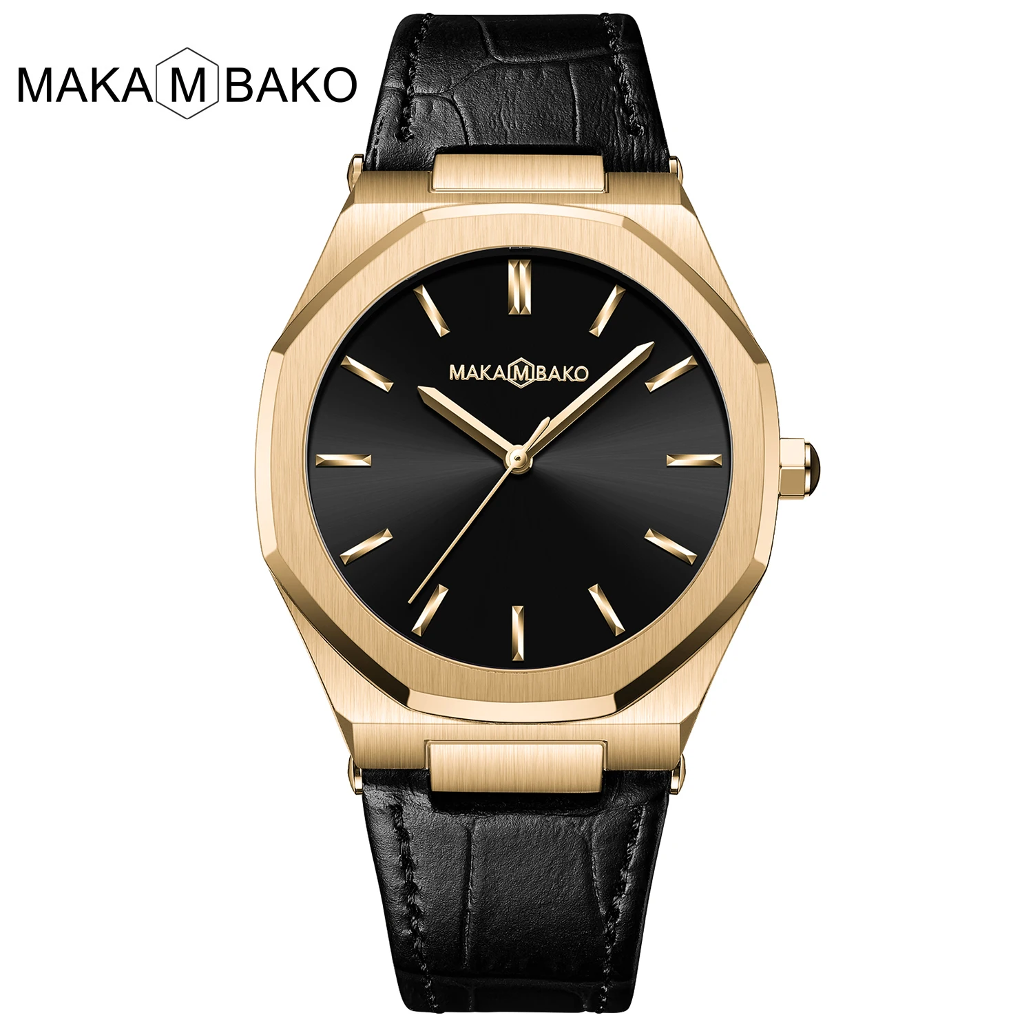 

Dropshipping Wholesale Good High Quality Wristwatch Quartz Brand Luxury Waterproof Genuine Leather Wrist Watch For Men With Box