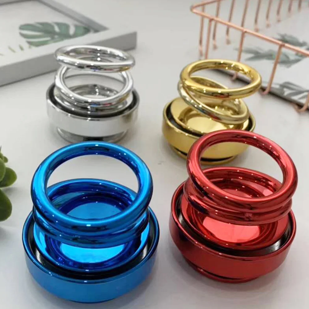 

Car Air Purifier Fragrance Case Double Ring Rotating Aromatherapy Removes Smell