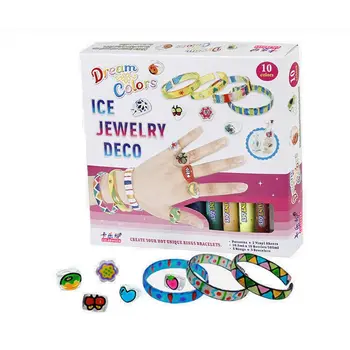 

Creative Kids Painting Art Crafts Jewelry Making Kit for Girls DIY Your Own Ring Bracelet