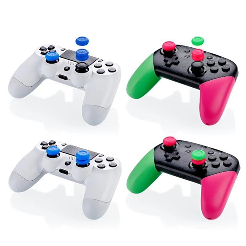 Кожа, для CQC и FPS Thumb Grip набор джойстика крышка аналогового джойстика Крышка для nintendo Switch Pro контроллер и PS4/Slim/Pro контроллер R