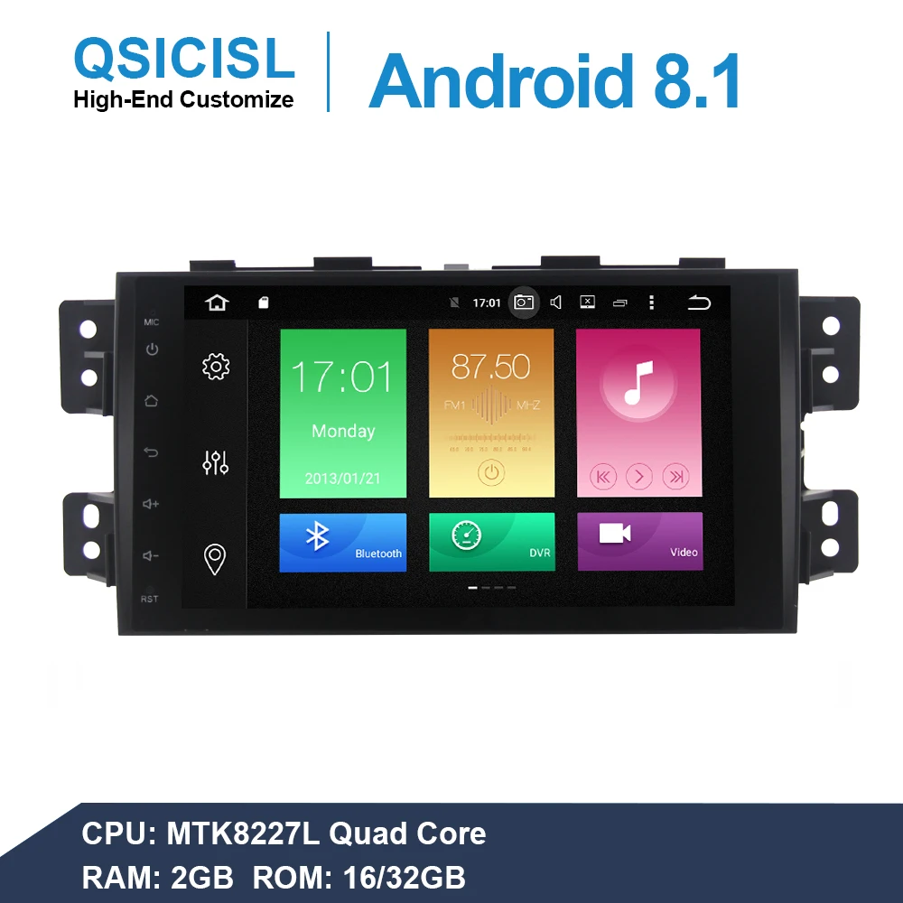 9 &quotips Android 8 1 автомобильный Радио мультимедийный плеер для Kia Borrego Mohave двойной din