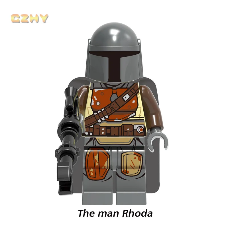 

G0002 The man Rhoda Stars Wars Mechanic Robot Cloned Troopers Legoingly MiniFIGurined Blocks BrICKS Model Kits Toys for Children